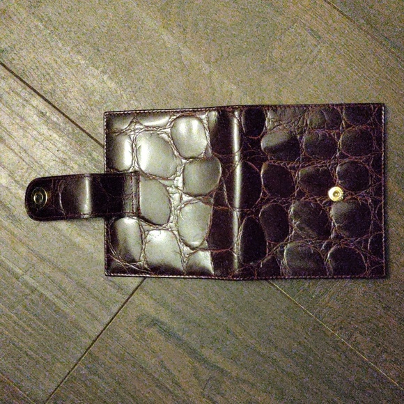 FIOCCHI Italy Bi-Fold Crocodile Wallet - Picture 6 of 7